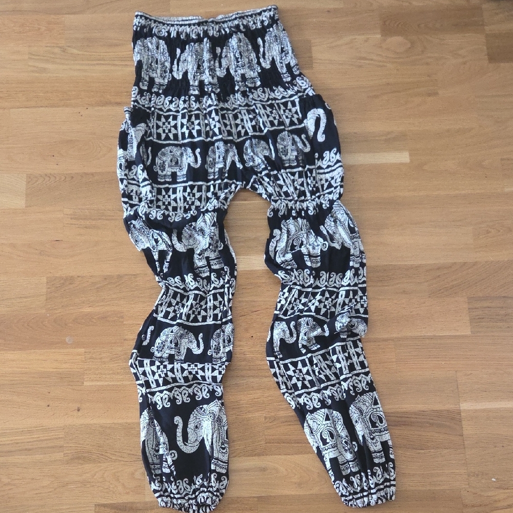Elephant Print Pants